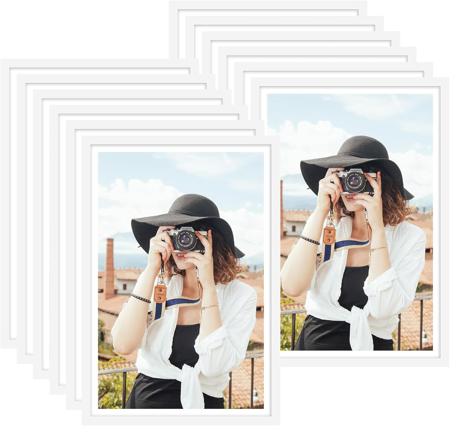Picrit 12x18 Poster Frame Set of 12 for Wall Mounting Display