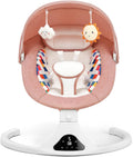 Baby Swings for Infants Pink Swing with 5 Speeds - Soothing Motion