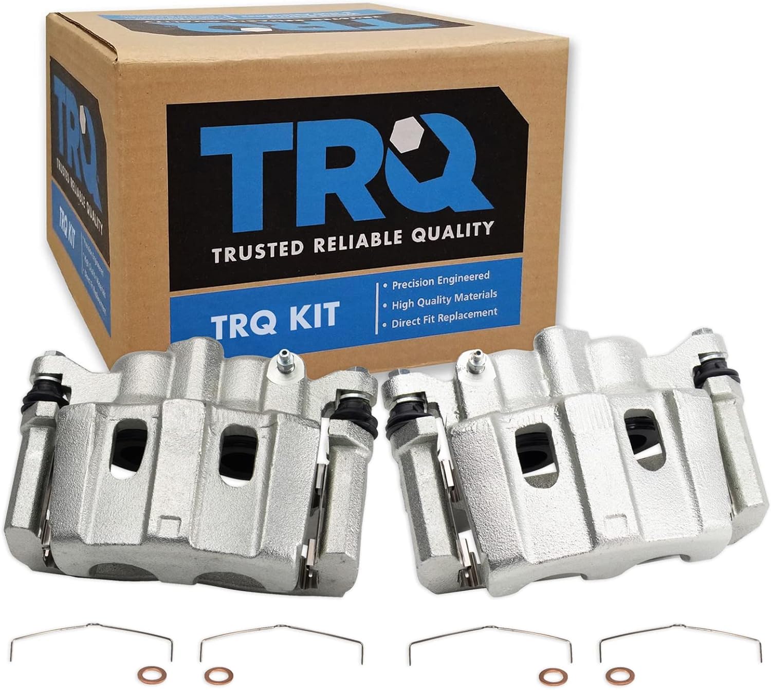 TRQ Front Brake Caliper Set for 2009-2015 Toyota Venza Vehicles