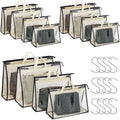 Interesse Dust Bags for Handbags 12-Pack - Clear Purse Storage