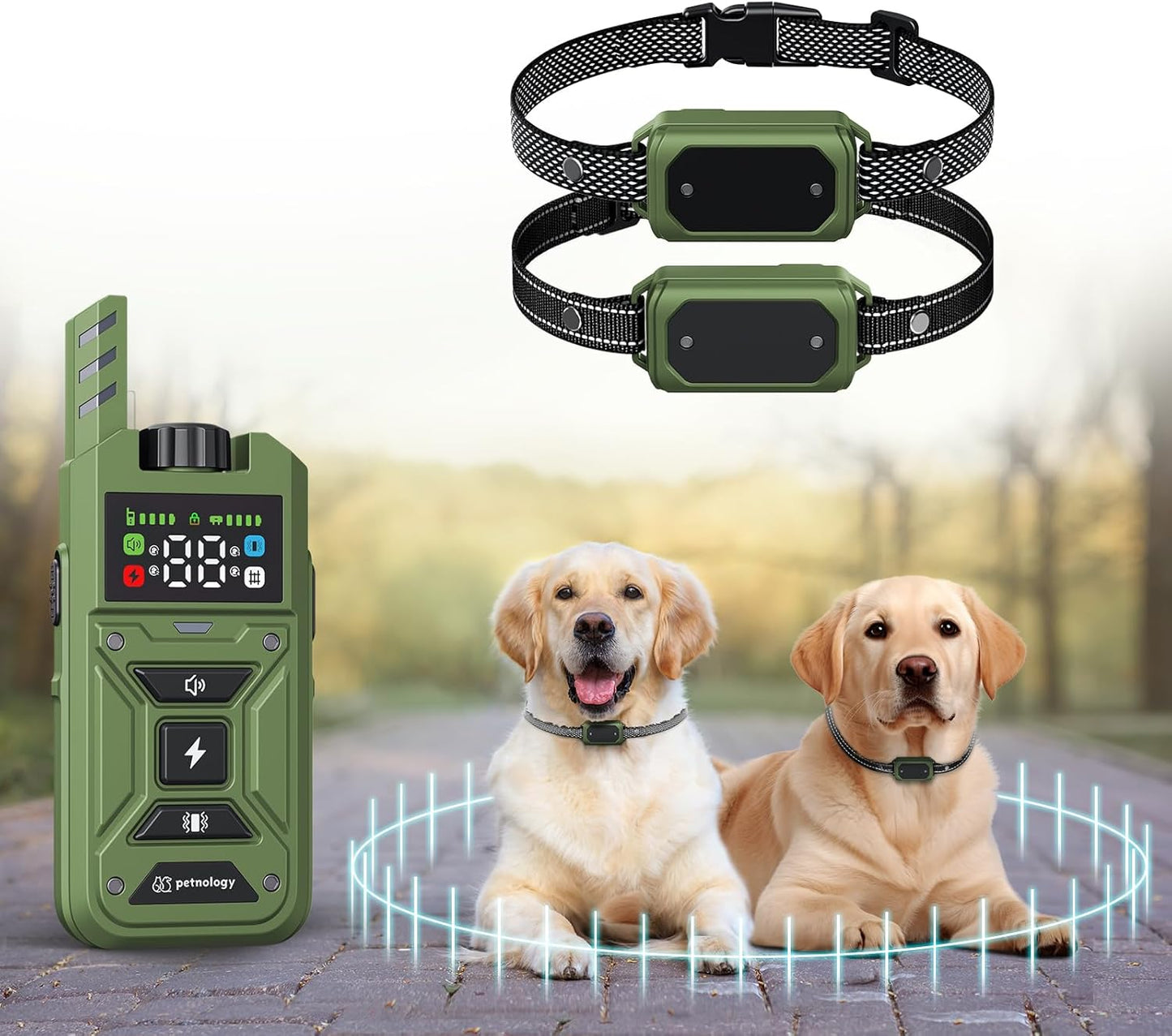 Wireless Multi-Dog Fence Set: Waterproof, Remote Control, 1000ft Range