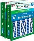 20x25x5 Air Filter MERV 13 Optimal Smoke & Allergy Defense - 2-Pack