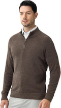 Cozy Men's Anti-Pilling Quarter Zip Sweater