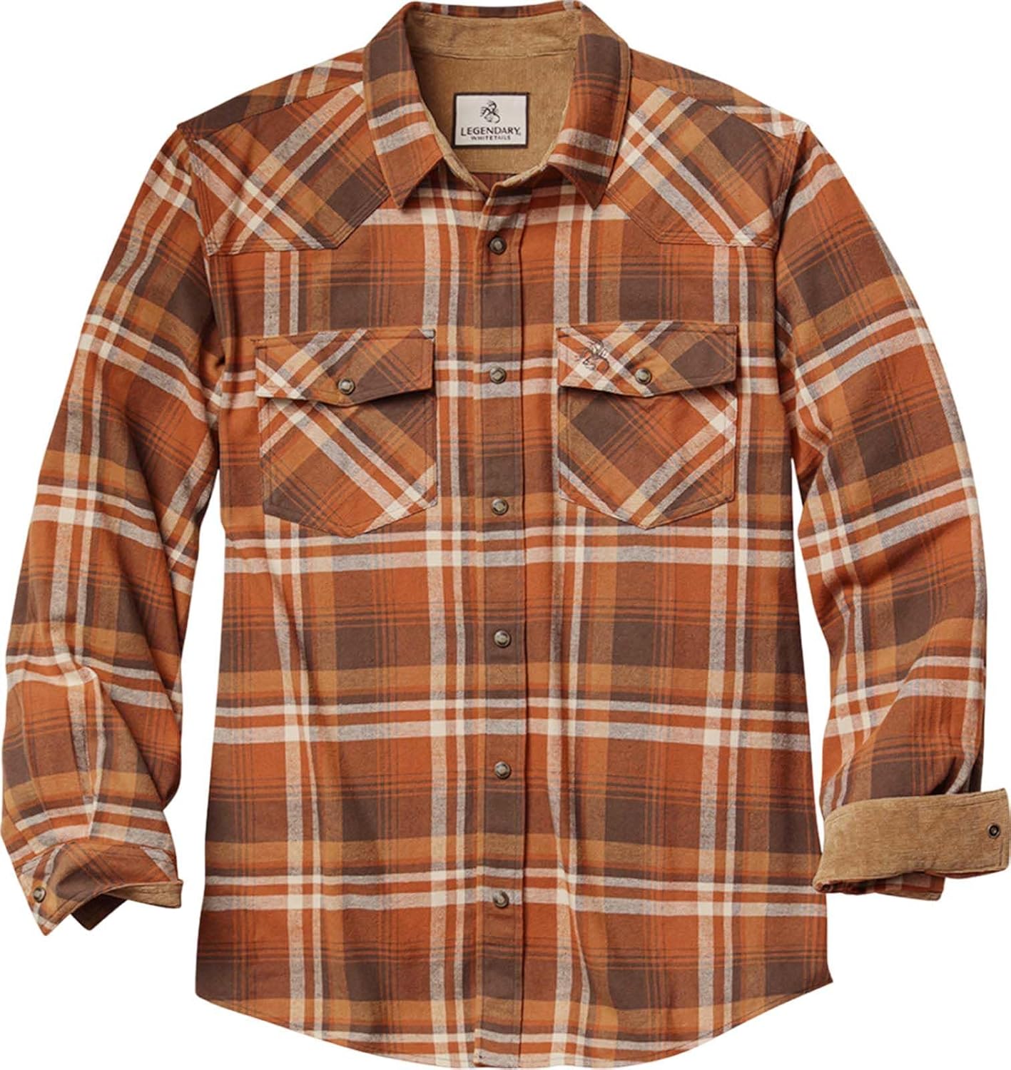 Legendary Whitetails Men's Western Flannel Shirt for Comfort