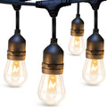 addlon 72ft Outdoor String Lights with 30 Edison Bulbs - Weatherproof
