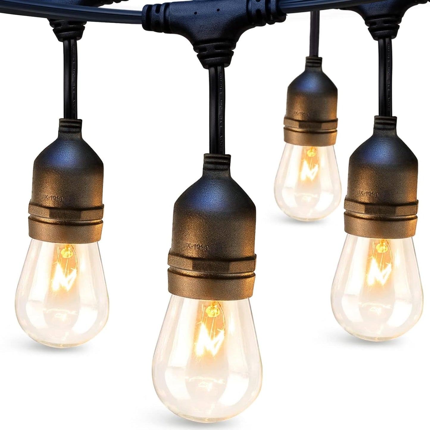 Outdoor String Lights with 30 Edison Bulbs for Any Occasion