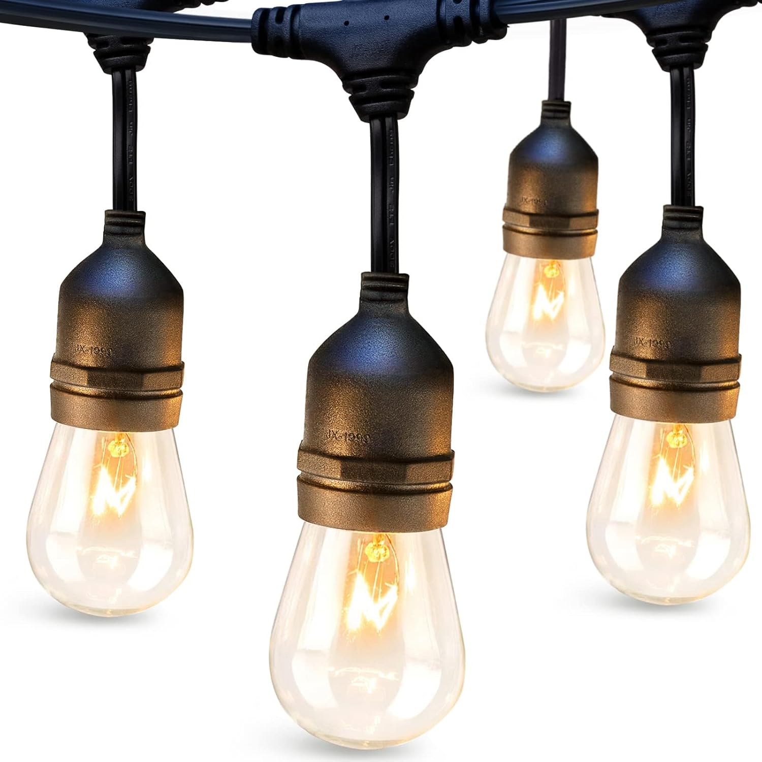 Outdoor String Lights with 30 Edison Bulbs for Any Occasion