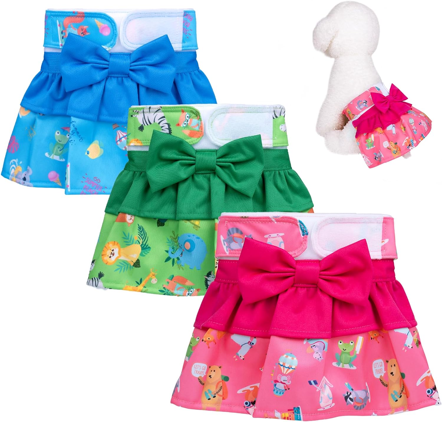 Dono Washable Dog Diapers - Stylish Leak-Proof Period Panties