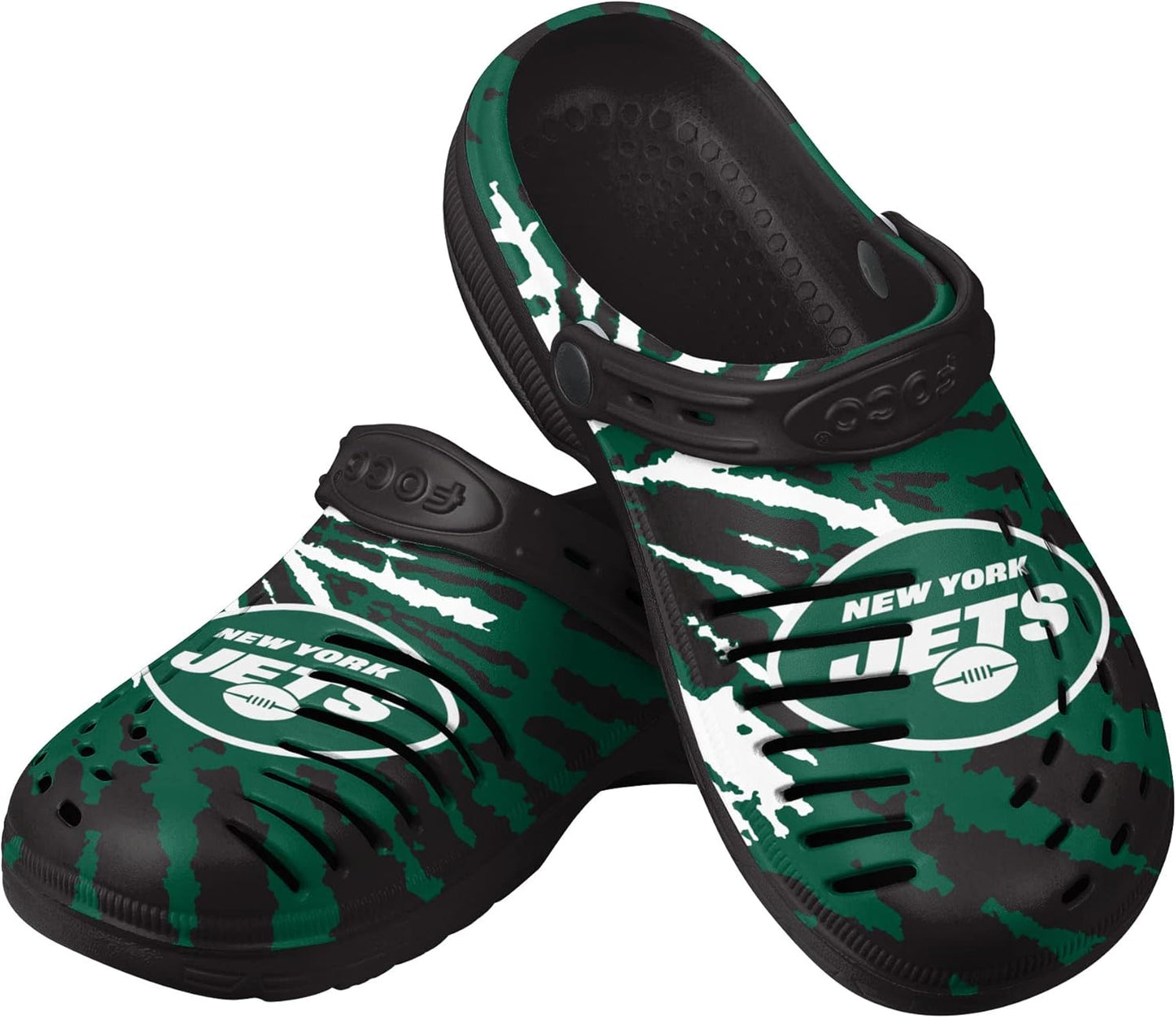 FOCO Mens NFL Team Logo Tie-dye Garden Water Sandals Shoes
