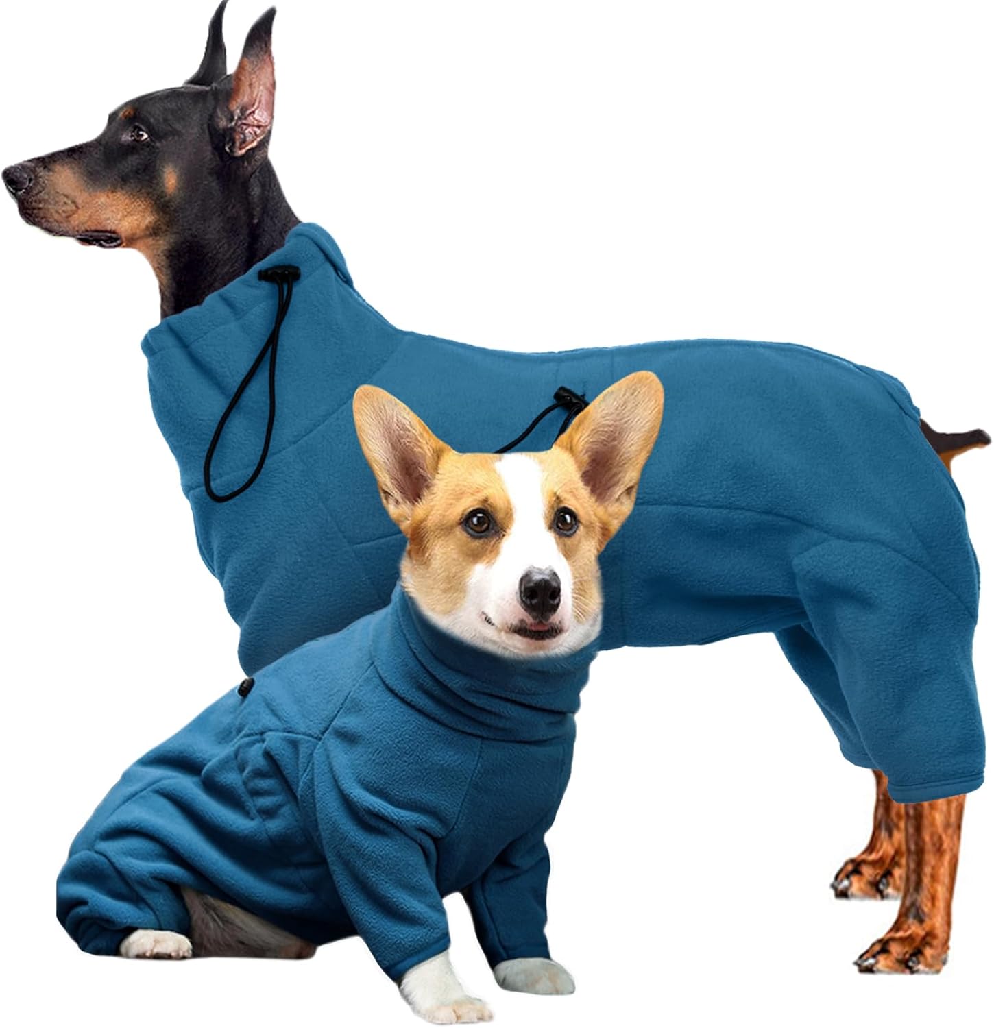 ROZKITCH Fleece Coat for Dogs - Warm Cold Weather Jacket 3XL