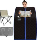SereneLife Compact Portable Infrared Steam Sauna - Personal Home Spa