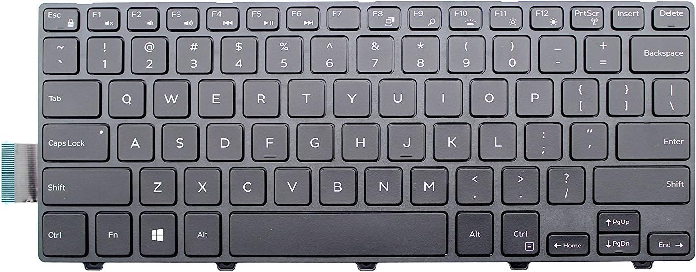 Original New Dell Inspiron 14-5000 Series 5447 Keyboard Black