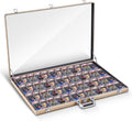 Portable Aluminum Sports Card Display Case for Collectibles