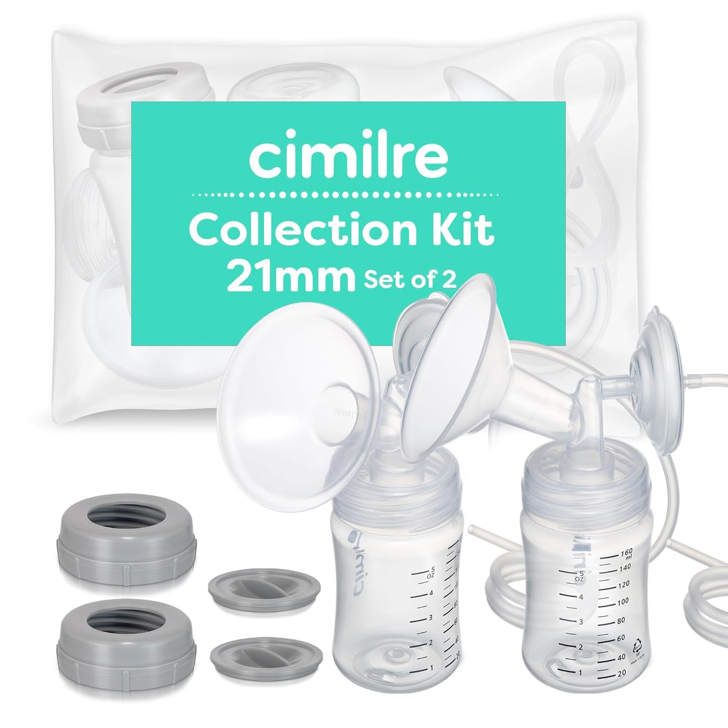 Cimilre 21MM Breast Milk Collection Kit for Efficient Pumping