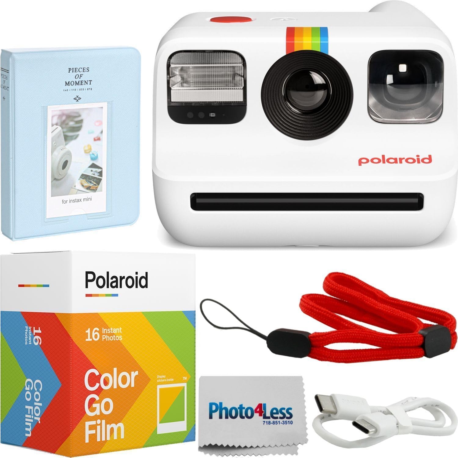 Polaroid Go Gen 2 Camera Bundle + Film & Album