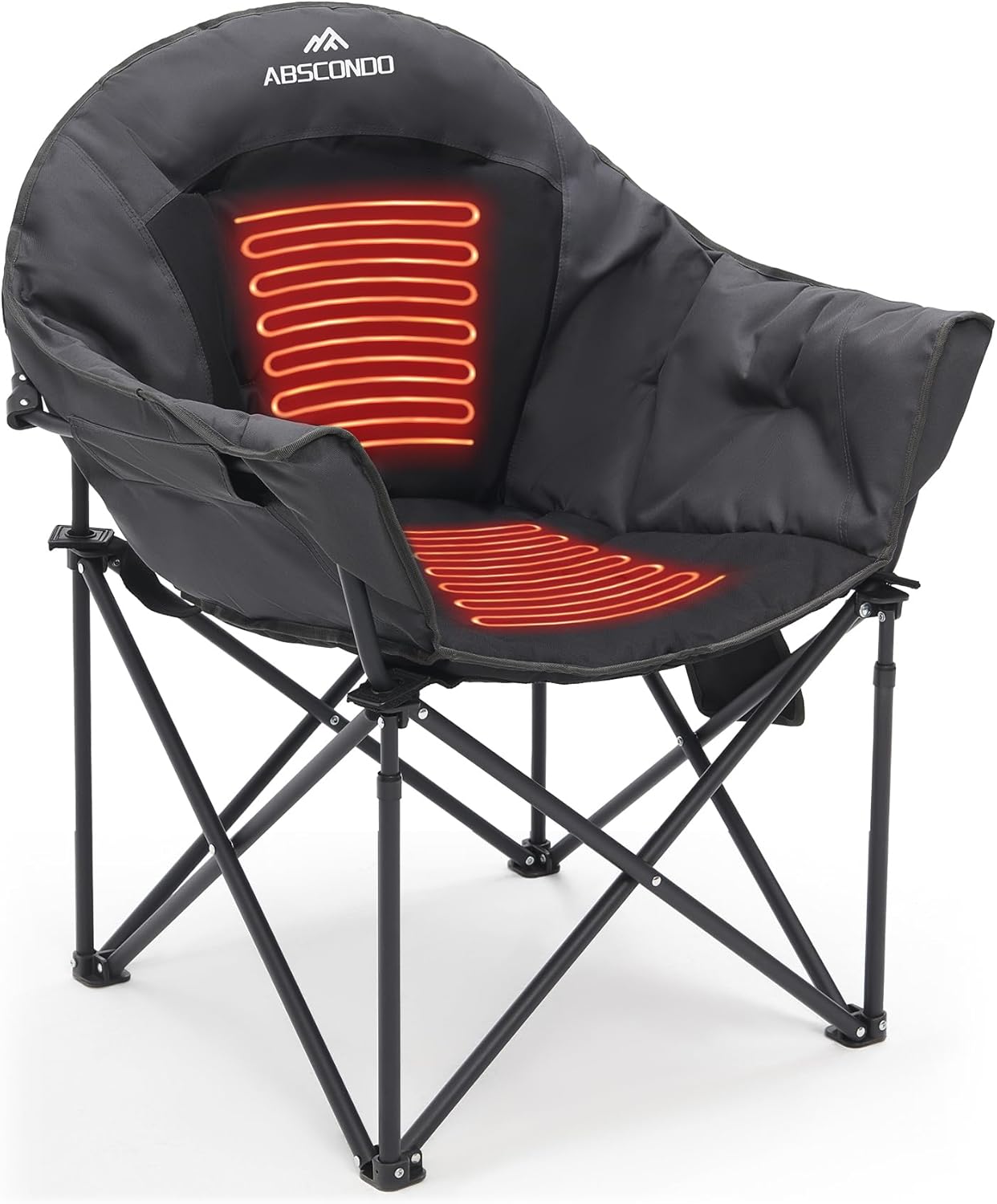 ABSCONDO Heated Camping Chair - Ultimate Comfort!