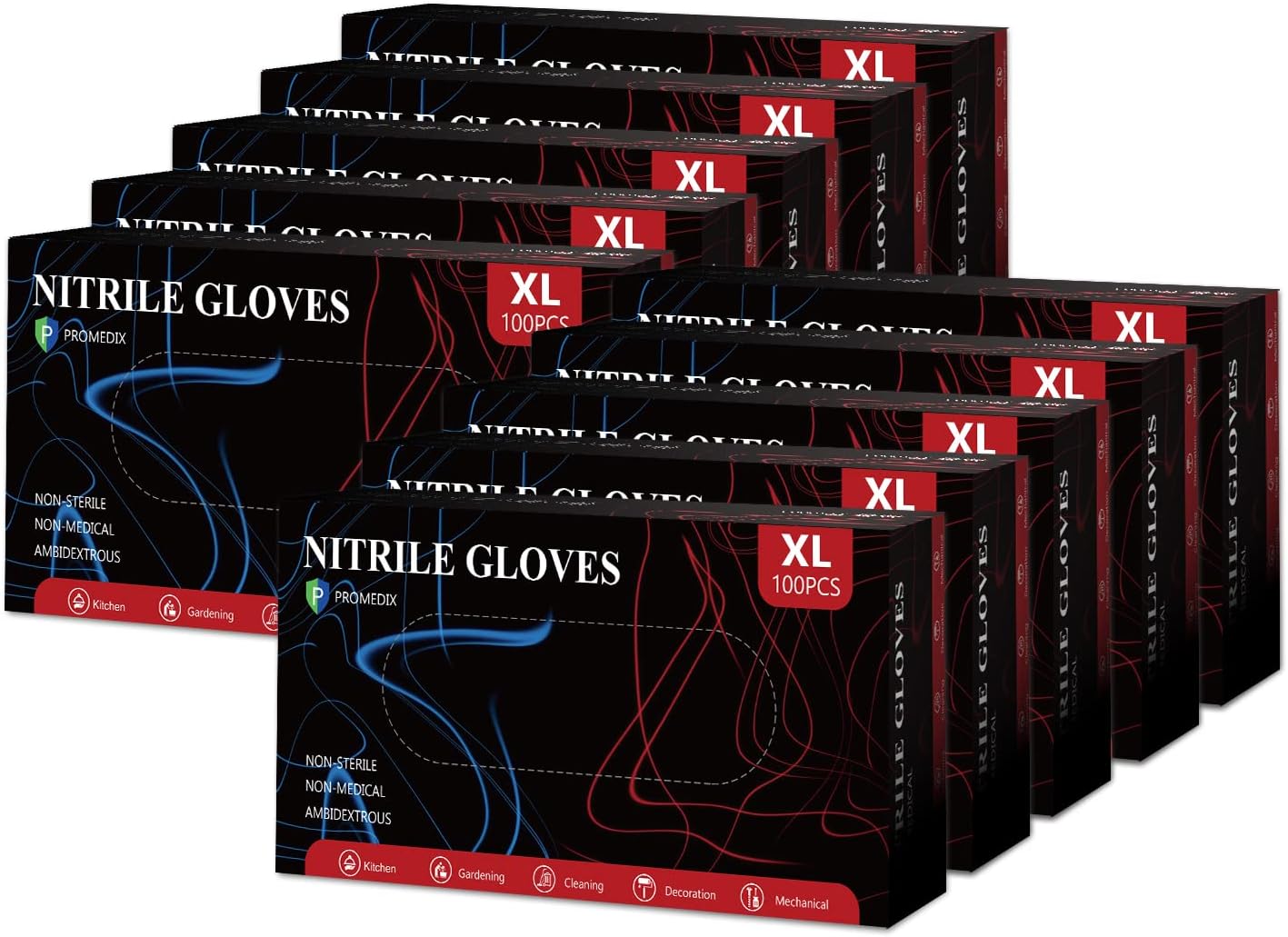 PROMEDIX P Nitrile Gloves - Latex-Free & Food Safe