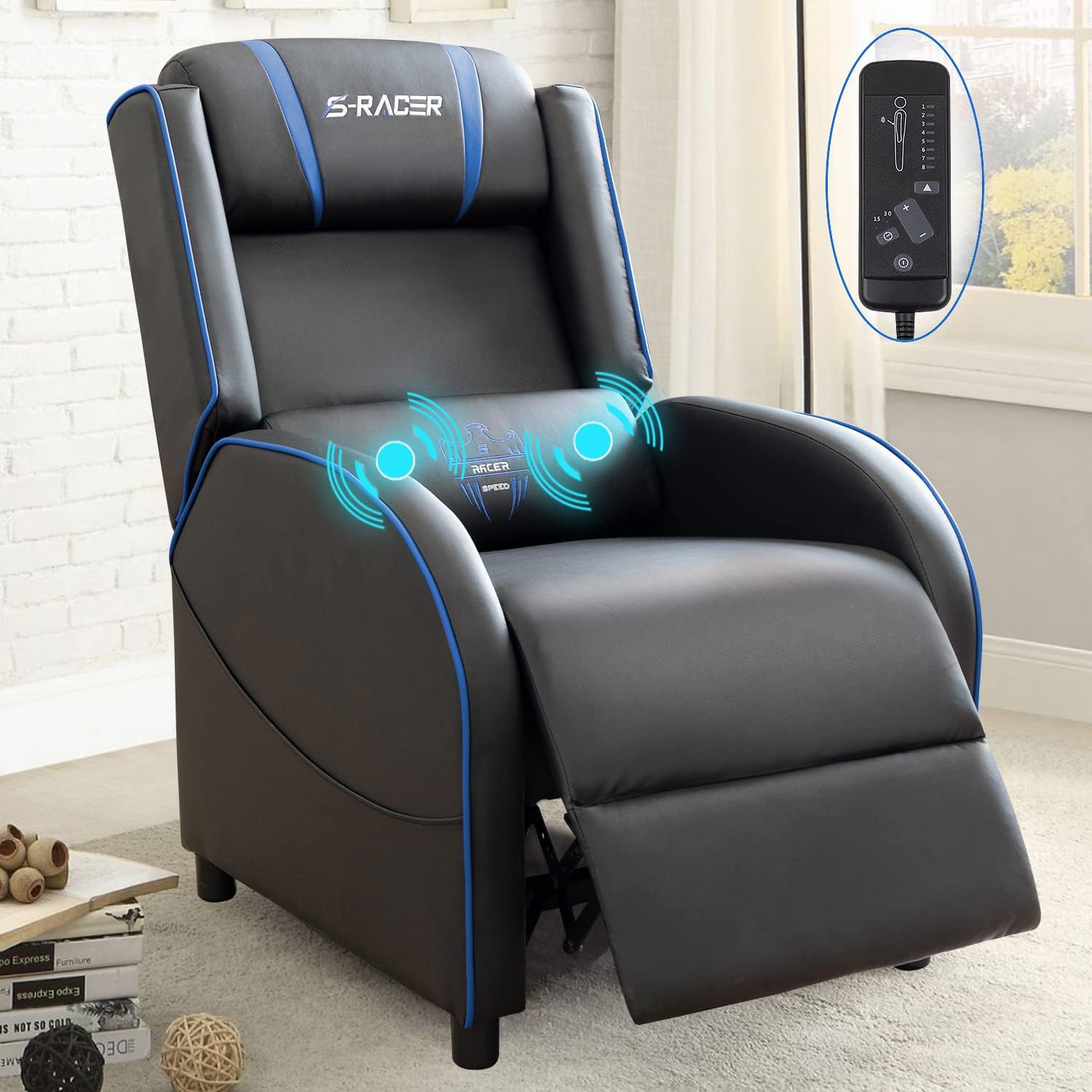 Homall Massage Gaming Recliner Chair for Ultimate Comfort