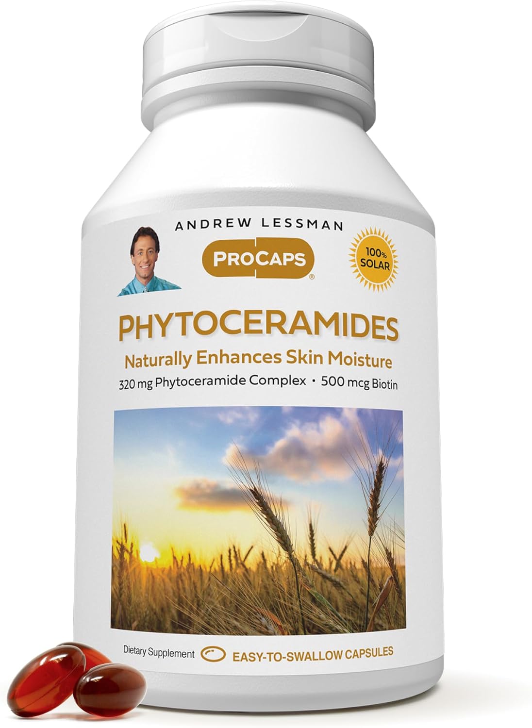 Phytoceramides with Biotin for Radiant Skin - 60 Softgels
