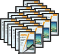 Wall Mount Sign Holder 8.5 x 11 - Self Adhesive Magnetic Display