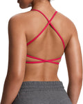 Aoxjox women's sports bras providing support for yoga workouts