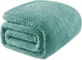 Celadon Queen Soft Fleece Blanket 90x90 in - All-Season Cozy