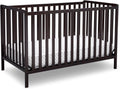 Delta Children Heartland 4-in-1 Convertible Crib - Dark Chocolate