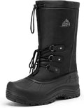 Waterproof Men's Winter Snow Boots - Insulated, Tall, Lightweight