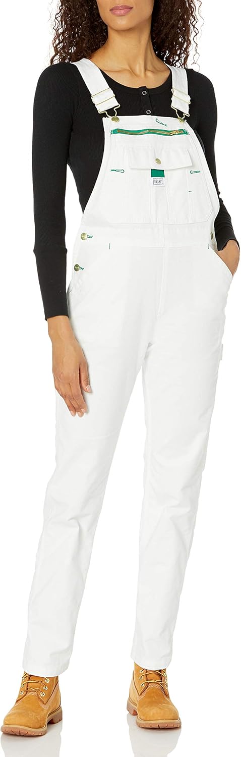 Liberty Women's Washed Duck Bib Overalls for Comfort and Style