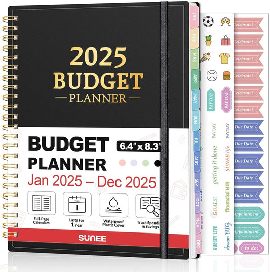 SUNEE 2025 Budget Planner - Track Finances in Style!
