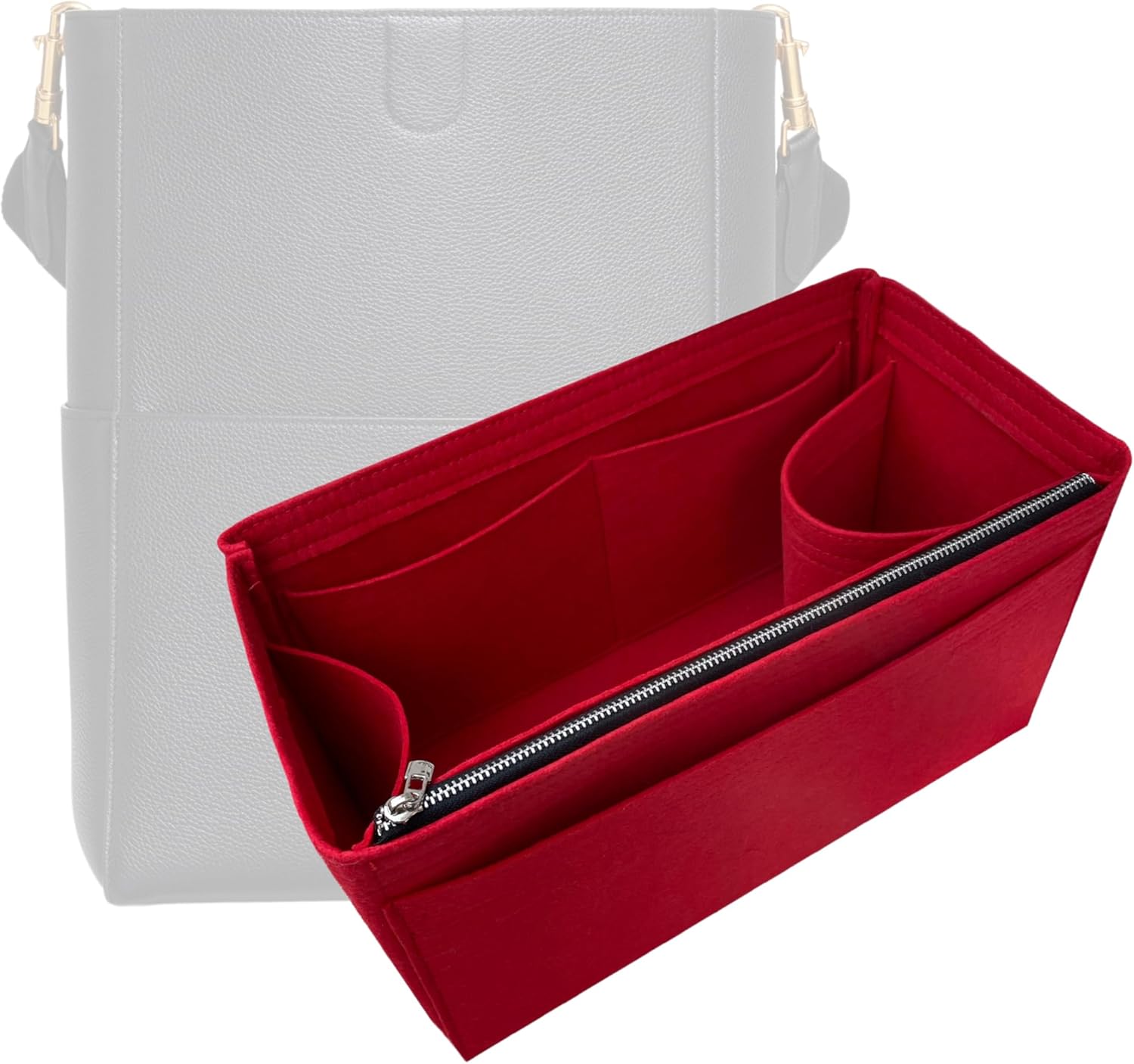 Purse Organizer for Celine Seau Sangle Bag - Premium Felt Insert