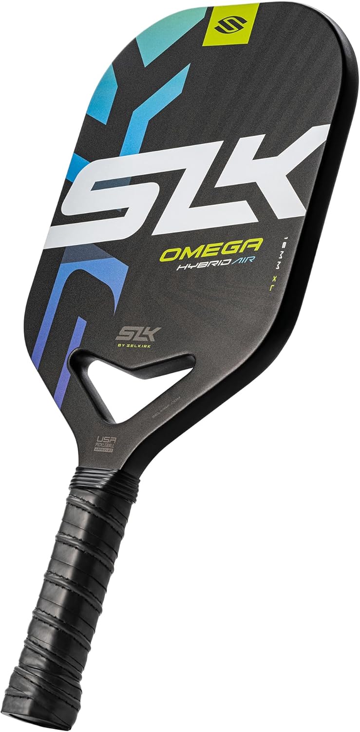SLK Omega Pickleball Paddle with Carbon Fiber for Power & Control