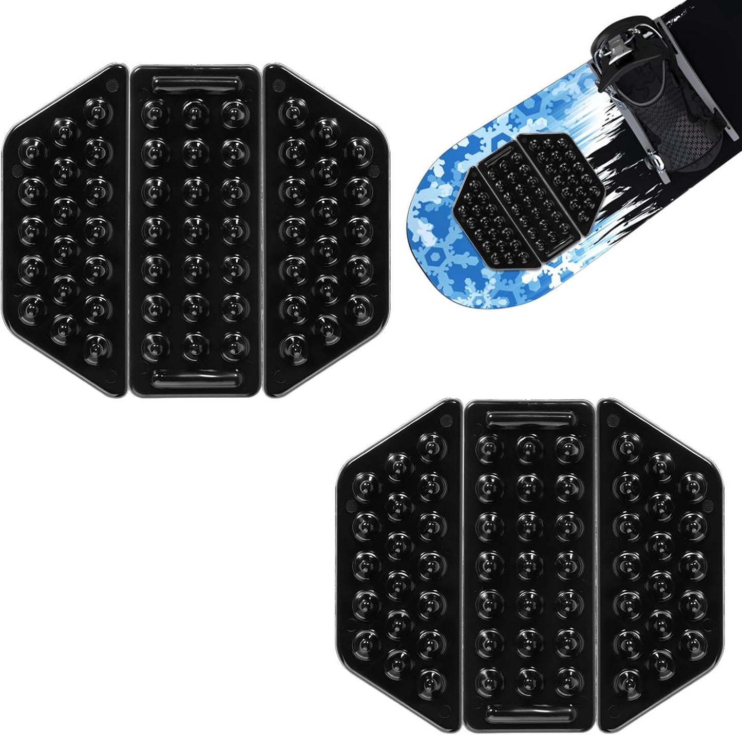 Enhance Your Snowboard Grip with 6pc Spike Pads