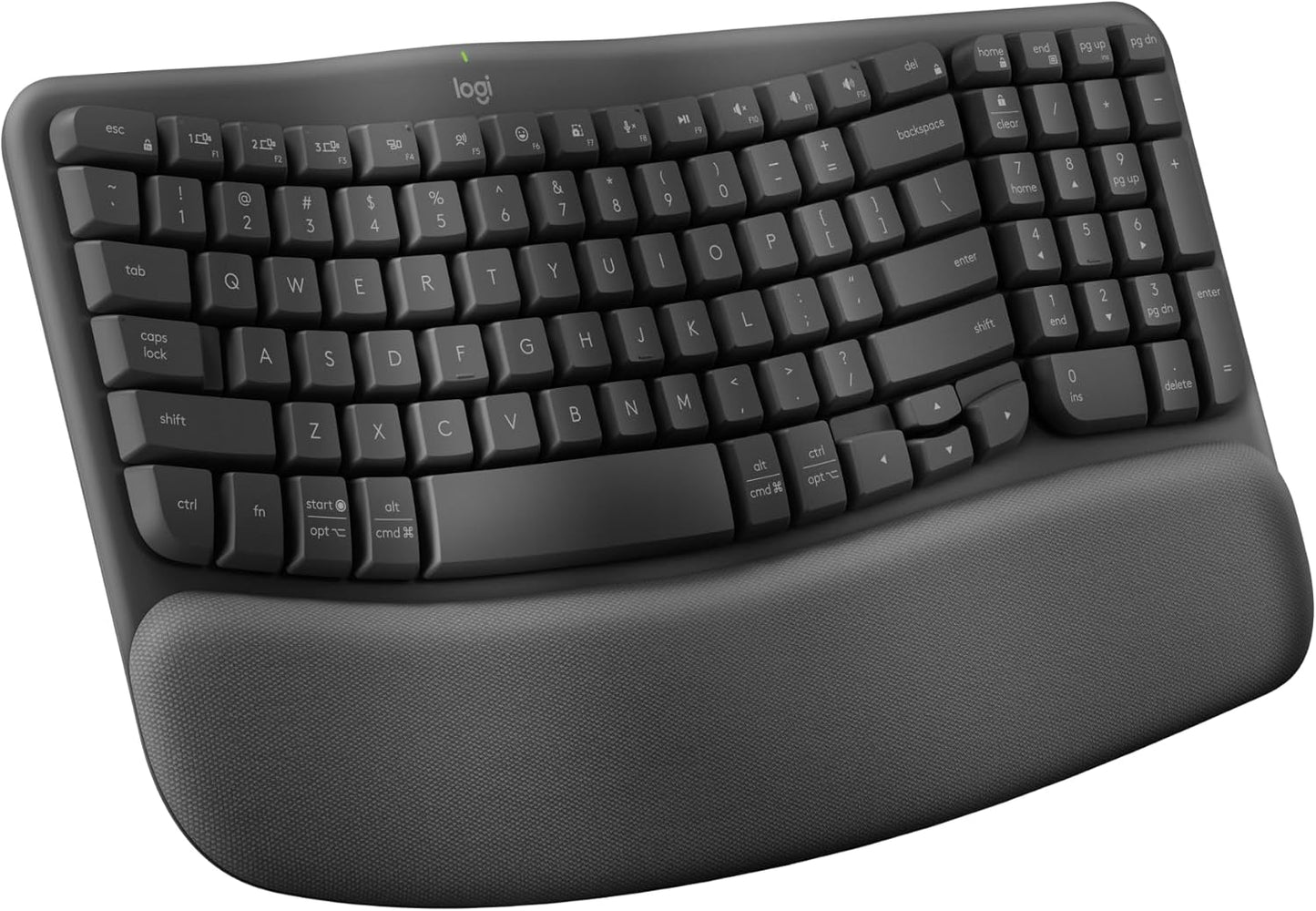 Logitech Wave Keys Ergonomic Keyboard - Natural Typing Bliss