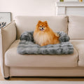 Funny Fuzzy Pet Fluffy Fuzzy Couch Cover - Calming Washable Bed
