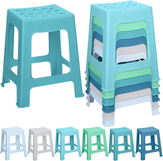 Portable Backless Bar Stools for Classroom and Home Use