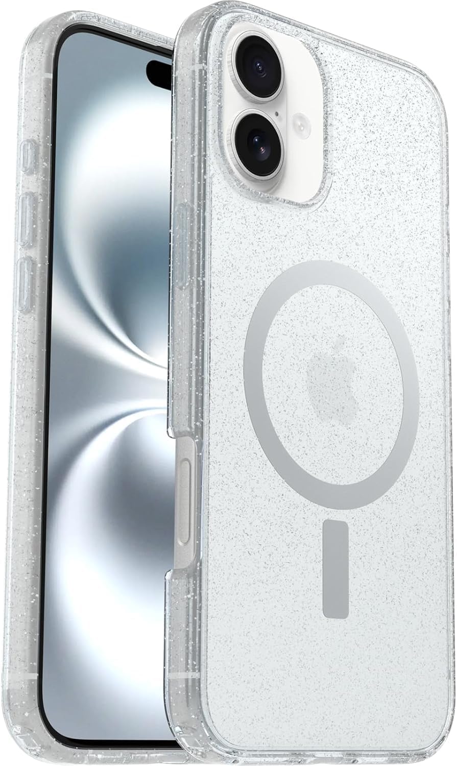 OtterBox iPhone 16 Plus Symmetry Series Case - Stardust 3.0 Clear