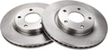 TRQ Front Brake Rotors Set Vented Compatible with 2013-2019 Nissan