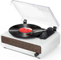 Vinyl Record Player with Bluetooth and Upgraded Speakers - Portable