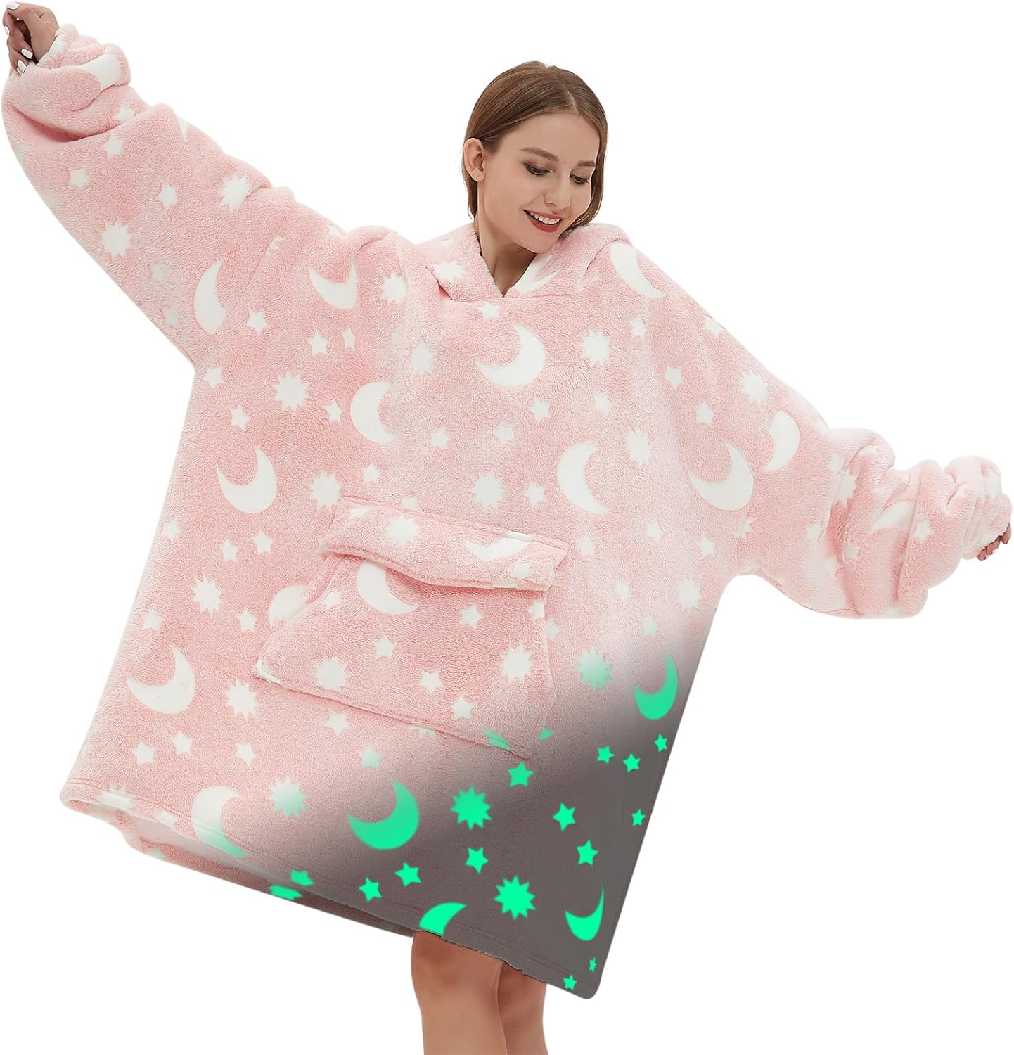Luminous Oversized Blanket Hoodie by Mewkou