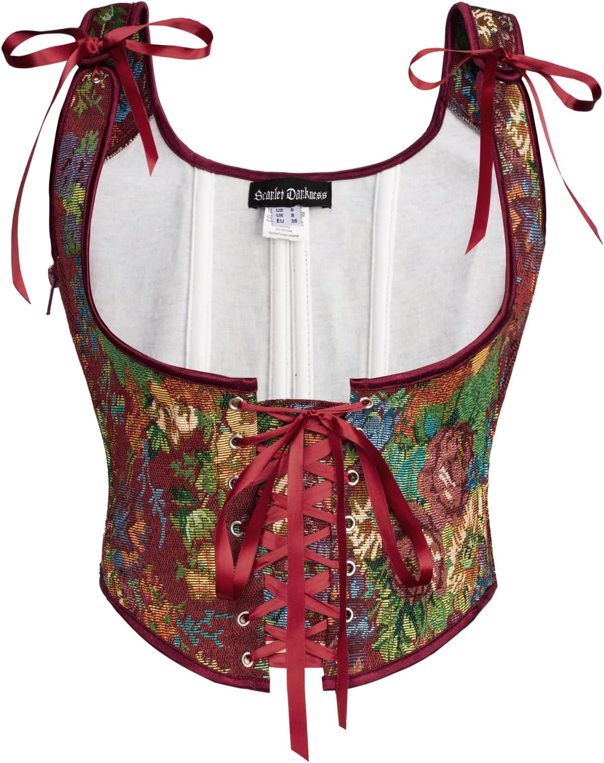 Scarlet Darkness Women's Renaissance Corset for Vintage Style