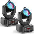 2-Pack Mini Moving Head Light - Compact 30W LED Stage Lighting