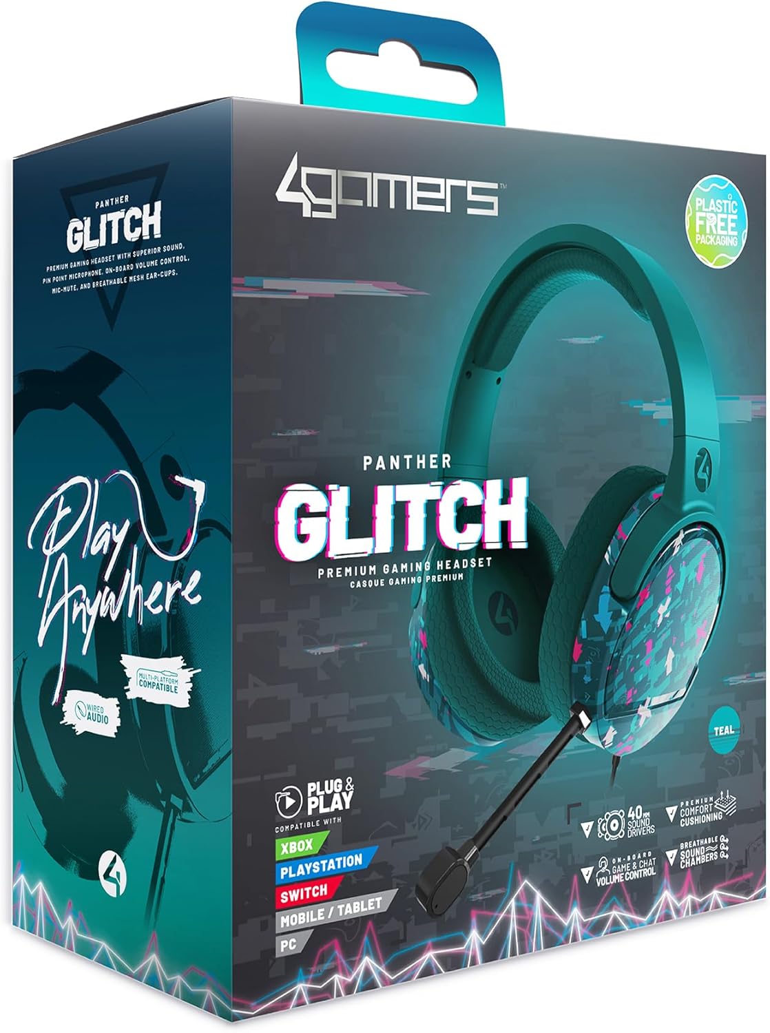 Immerse in Teal Glitch-Free Gaming!