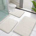 Yimobra Memory Foam Bath Mat Set 3 Pieces - Super Soft Absorbent