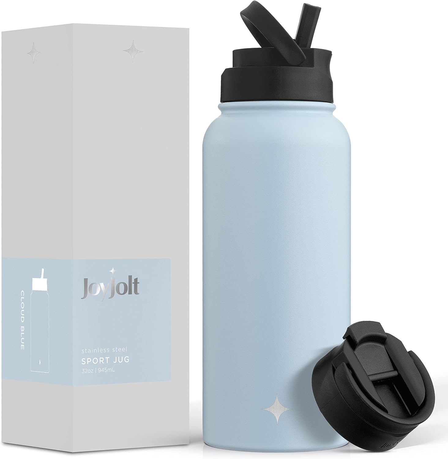 JoyJolt Triple Insulated Water Bottle - 32oz Hot Cold Flask