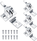Lounsweer Brass Cabinet Door Latch 16 Pcs Pack - Durable Heavy Duty