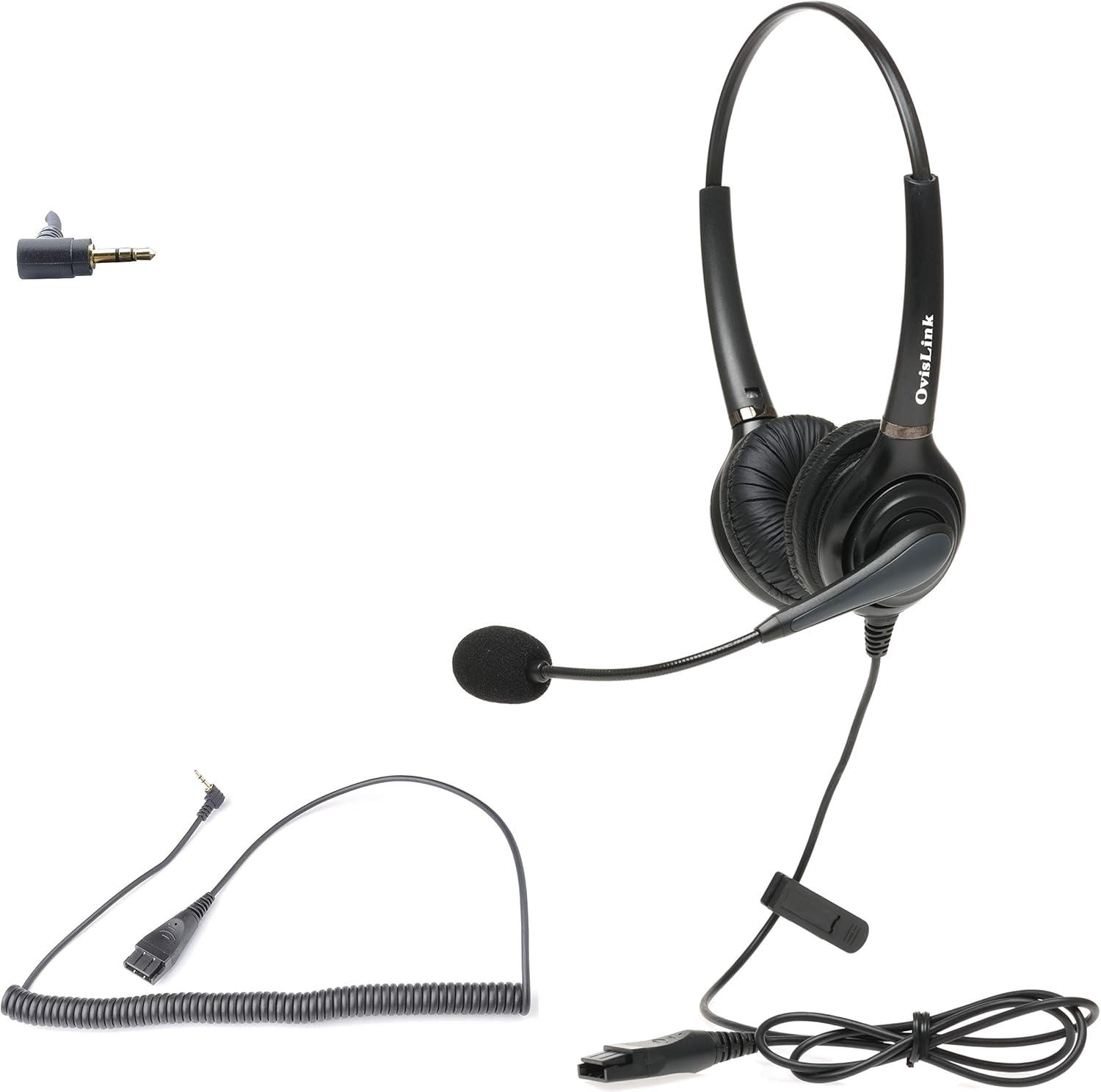 Professional Binaural Corded Headset for AT&T Phones - OVHS084
