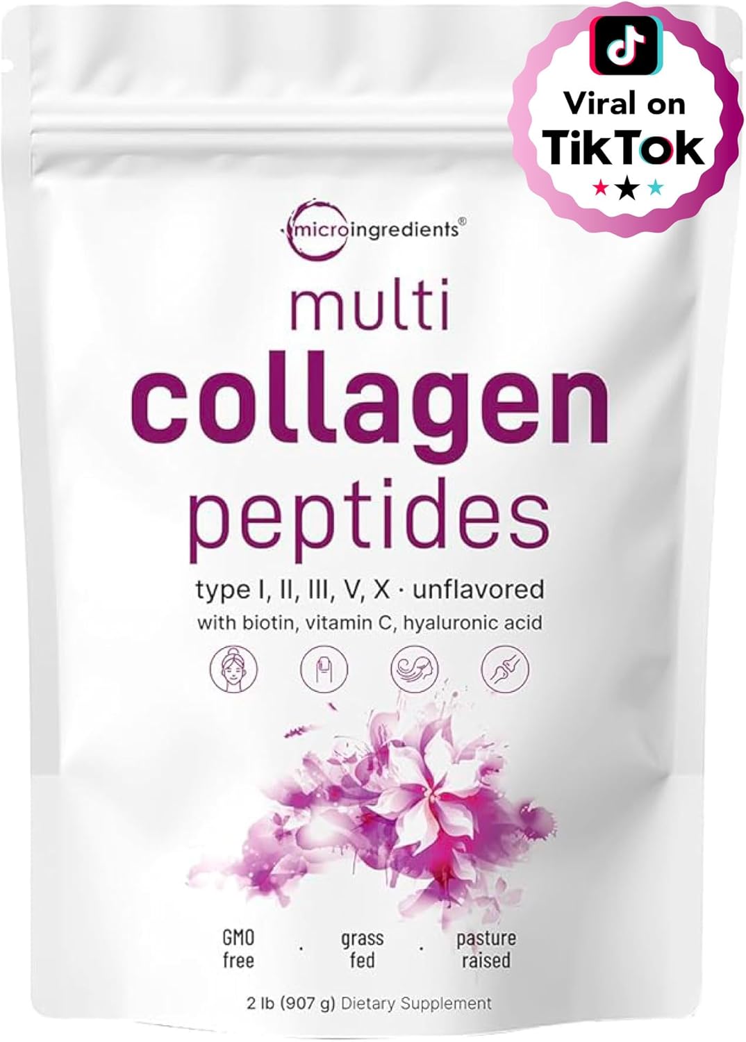 Micro Ingredients Multi Collagen Peptides Powder for Health