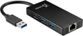 j5create USB 3.0 Multi-Adapter Hub - 3x USB 3.0 + Gigabit Ethernet