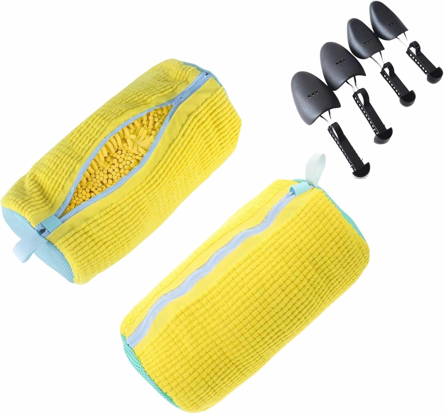 Save Time & Effort with 2PCs Shoe Laundry Bag Set